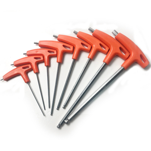 2mm, 2.5mm, 3mm, 4mm, 5mm, 6mm, 8mm, 10mm T Type Handle Ball Ended Hex Key Allen Screwdriver Wrench Tool