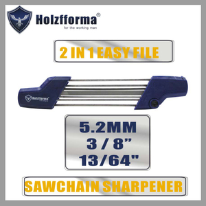 2 IN 1 Easy File 3/8 13/64 5.2mm Chainsaw Chain Sharpener 5605 750 4305