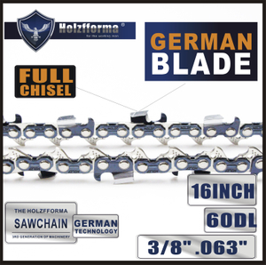 3/8'' .063'' 16inch 60 Drive Links Full Chisel Saw Chain For Stihl MS361 MS362 MS380 MS390 MS440 MS441 MS460 MS461 MS660 MS661 MS650