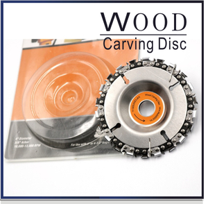 4inch or 4-1/2 Grinder Disc With Chain Wood Carving Disc For Angle Grinders