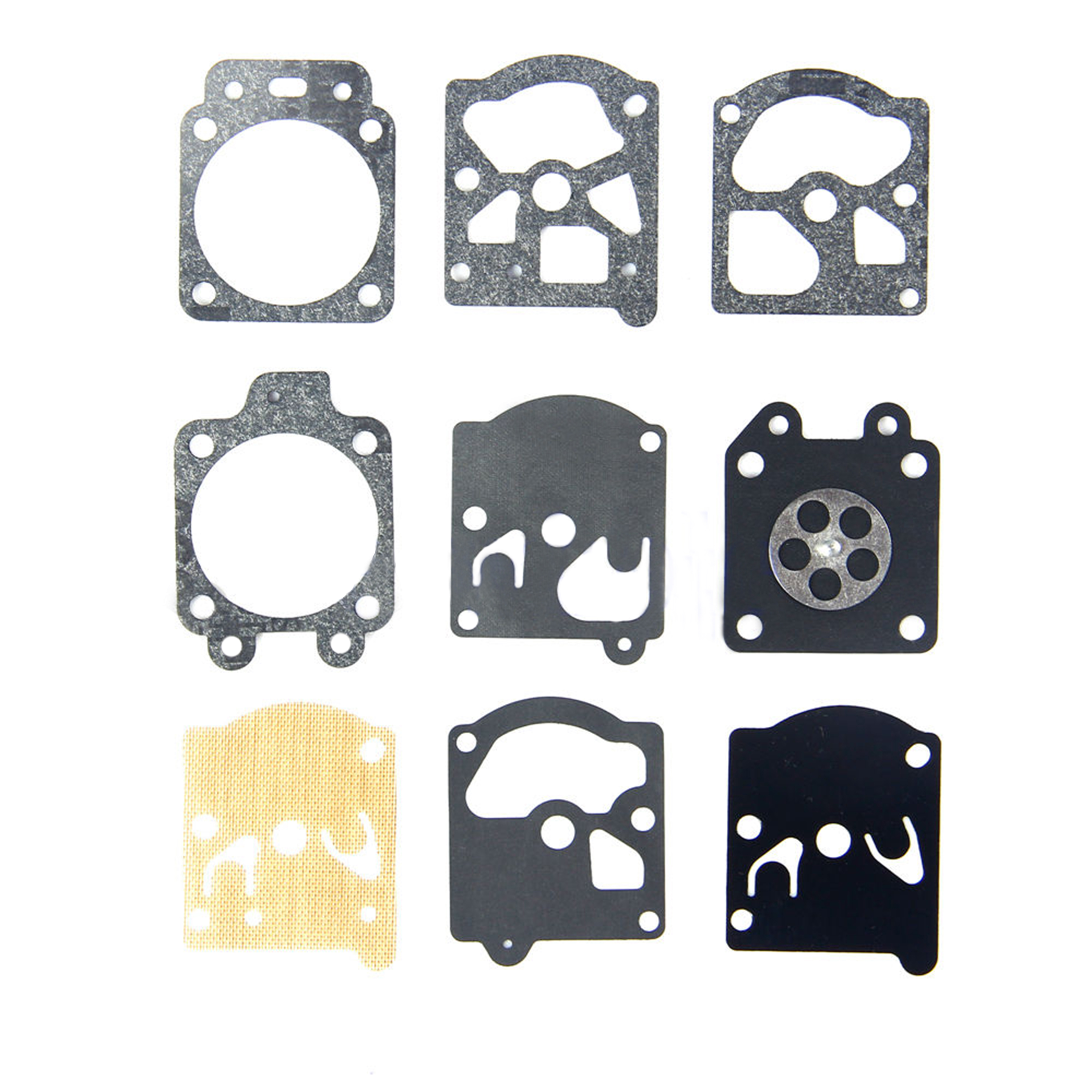Carburetor Repair Gasket Kit For Stihl MS200T 020T 020 MS200 090 028 FS40 FS44 FS85 FS90 FS586 FS88 FS106 FS 180 McCulloch 4600 4700 4900 492 Husqvarna 50R 26L 232R 235R 225R 240 Partner 330 P500 and Compatible With Walbro K10-WAT WA & WT Series