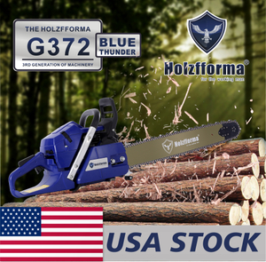 US STOCK - Holzfforma® 65CC Blue Thunder G372 365 Gasoline Chain Saw Power Head Without Guide Bar and Chain 2-4 Days Delivery Time Fast Shipping For US Customers Only