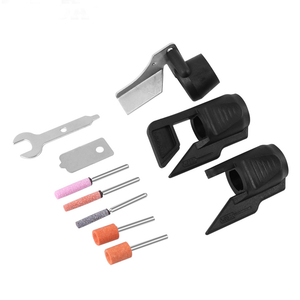 Chain Saw Sharpening Attachment Sharpener Guide with Garden Tool Sharpener Drill Adapter