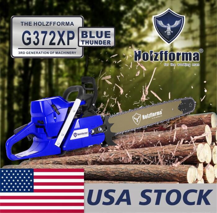 US STOCK - 71cc Holzfforma® G372XP Gasoline Chain Saw Power Head 50mm Bore Without Guide Bar and Chain Top Quality By Farmertec All Parts Are For Husqvarna 372XP Chainsaw 2-4 Days Delivery Time Fast Shipping For US Customers Only