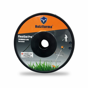 Holzfforma FlexiCut Pro™ .134'' 295FT String Trimmer Cutting Line Serrated Type Durability Sharpness Low Noise and Top Grade Quality