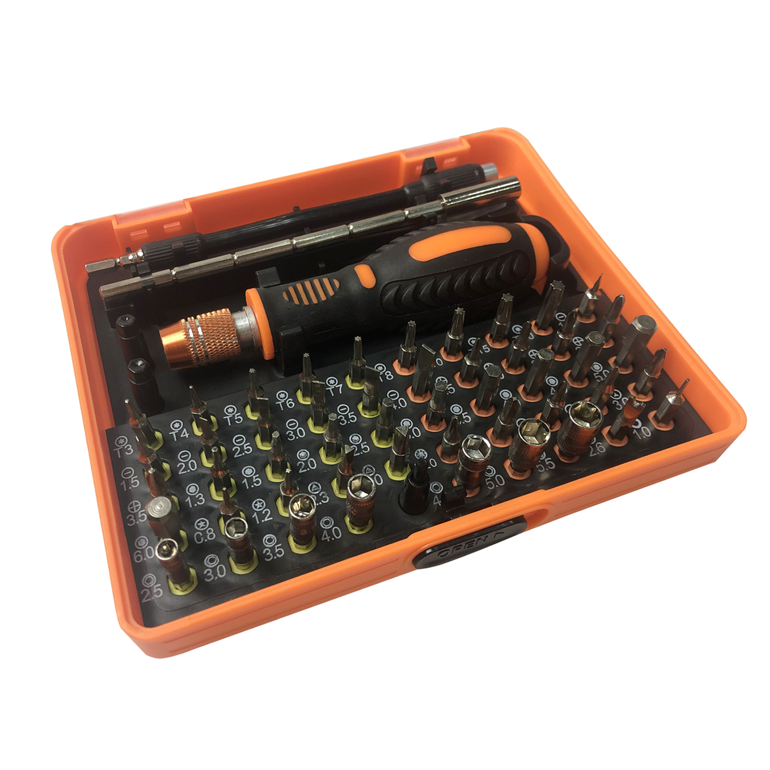 53 in 1 Multi-Bit Precision Torx Screwdriver Tweezer DIY Repair Tool Set
