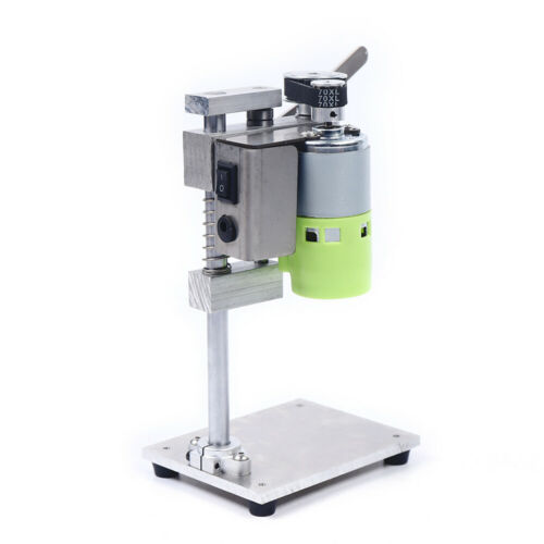 Table Mini Electric Drill Press Drill Bits Power Tools B12 (1.5-10mm) Drilling stroke 40mm With 110V-240V AC Adapter ＆ US Plug