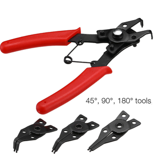 4 In 1 Snap Ring Pliers Plier Set Circlip Combination Interchangeable Retaining