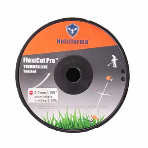 Holzfforma FlexiCut Pro™ .105'' 984FT String Trimmer Cutting Line Twisted Type Durability Sharpness Low Noise and Top Grade Quality