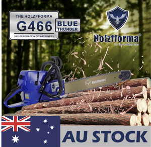 AU STOCK only to AU ADDRESS - Holzfforma® 76.5CC Blue Thunder G466 MS460 046 Gasoline Chain Saw Power Head Without Guide Bar and Chain 2-4 Days Delivery Time Fast Shipping For AU Customers Only