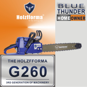 50.2cc Holzfforma® Blue Thunder G260 Gasoline Chain Saw Power Head Without Guide Bar and Chain Top Quality By Farmertec All Parts Are For Stihl MS260 026 MS240 024 Chainsaw